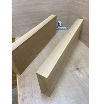 Ясень Дальневосточный Заготовка корпуса Тангент АА 47.5х185х570-550 мм, 2 шт, 603 кг/м3-4