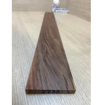 Орех Американский заготовка накладки для электрогитары Смешанный АА 9.5х73-58х585 мм-1