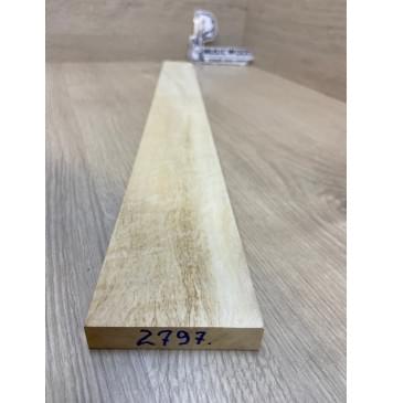 Клён Американский заготовка накладки для электрогитары Смешанный ААА 14.5х72-52х545 мм-1