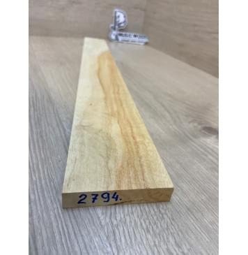 Клён Американский заготовка накладки для электрогитары Смешанный ААА 15.5х80-57х550 мм-1