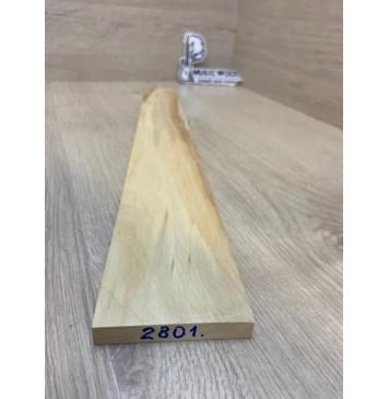 Клён Американский заготовка накладки для электрогитары Смешанный АА 11.5х75-52х480 мм-1