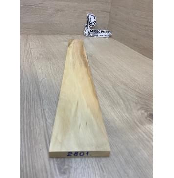 Клён Американский заготовка накладки для электрогитары Смешанный АА 11.5х75-52х480 мм-4