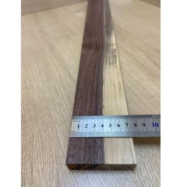 Орех Американский Заболонь заготовка грифа для Безголовой гитары Радиал А 20х72х620 мм-7