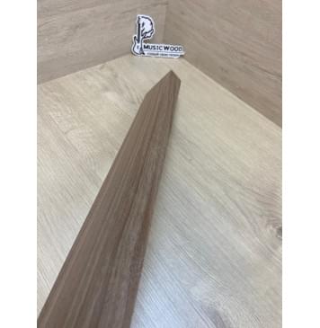 Орех Американский заготовка грифа для Безголовой гитары Радиал АА 30х75-68х545 мм-4