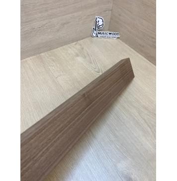 Орех Американский заготовка грифа для Безголовой гитары Радиал АА 30х75-68х545 мм-8