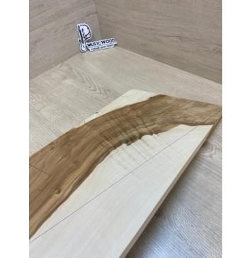 Клён Американский Волнистый заготовка на топ Смешанный АА Волна АА 18х230-195х575-535 мм - (1шт. под распил) Уценка-трещины с одной стороны-5