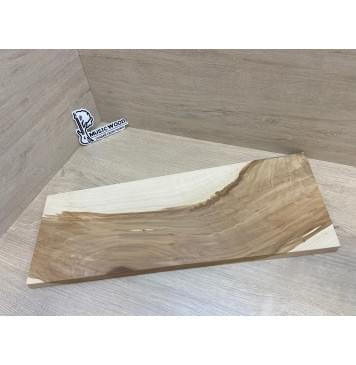 Клён Американский Волнистый заготовка на топ Смешанный АА Волна АА 18х230-195х575-535 мм - (1шт. под распил) Уценка-трещины с одной стороны-9
