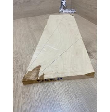 Клён Американский Волнистый заготовка на топ Смешанный АА Волна А 18х215-175х565-535 мм - (1шт. под распил)-5