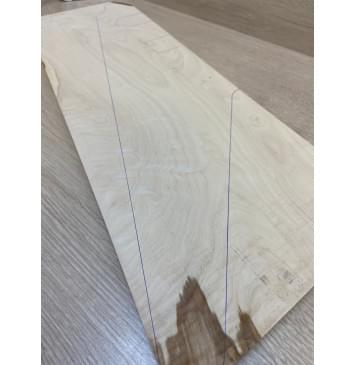 Клён Американский Волнистый заготовка на топ Смешанный АА Волна А 18х215-175х565-535 мм - (1шт. под распил)-4