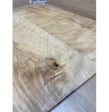 Берёза Пламенная заготовка на топ Смешанный АА Волна АА 9х270-200х575 мм - 2шт (книжкой)-2