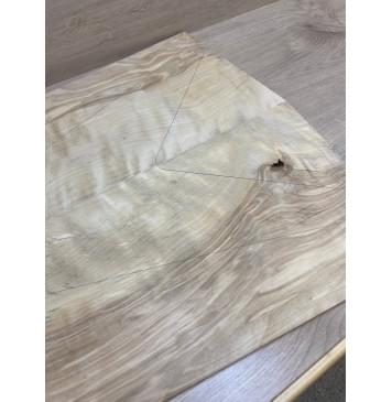 Берёза Пламенная заготовка на топ Смешанный АА Волна АА 9х270-200х575 мм - 2шт (книжкой)-7