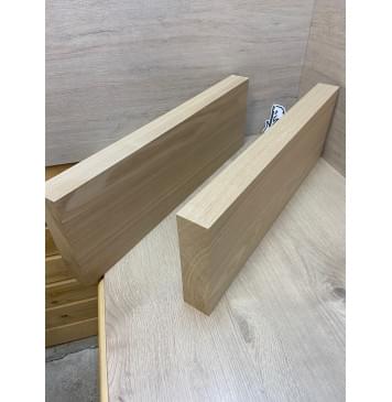 Ясень Дальневосточный Легкий Заготовка корпуса Смешанный АА 47.5х187х560-510 мм, 2 шт, 583 кг/м3-2