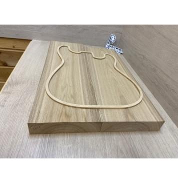 Ясень Дальневосточный Заготовка корпуса Тангент АА 45х186х580-540 мм, 2 шт, 605 кг/м3-2