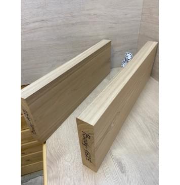 Ясень Дальневосточный Заготовка корпуса Тангент АА 45х186х580-540 мм, 2 шт, 605 кг/м3-4