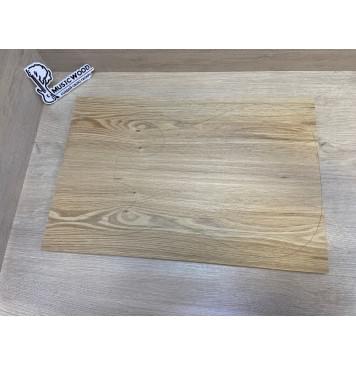 Ясень Дальневосточный Легкий заготовка на топ Смешанный А 17х170х510 мм, 2 шт. (книжкой), 586 кг/м3 (Уценка-сучки)-0