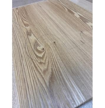 Ясень Дальневосточный Легкий заготовка на топ Смешанный А 17х170х510 мм, 2 шт. (книжкой), 586 кг/м3 (Уценка-сучки)-8