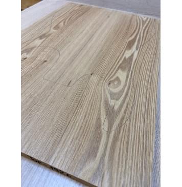 Ясень Дальневосточный Легкий заготовка на топ Смешанный А 17х170х510 мм, 2 шт. (книжкой), 586 кг/м3 (Уценка-сучки)-5