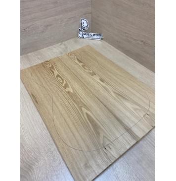 Ясень Дальневосточный Легкий заготовка на топ Смешанный А 17х183-175х460 мм, 2 шт. (книжкой), 537 кг/м3-1