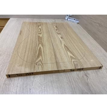 Ясень Дальневосточный Легкий заготовка на топ Смешанный А 17х183-175х460 мм, 2 шт. (книжкой), 537 кг/м3-3