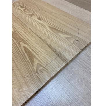 Ясень Дальневосточный Легкий заготовка на топ Смешанный А 17х183-175х460 мм, 2 шт. (книжкой), 537 кг/м3-7