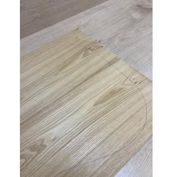 Ясень Дальневосточный Легкий заготовка на топ Смешанный А 17х183-175х460 мм, 2 шт. (книжкой), 537 кг/м3-8