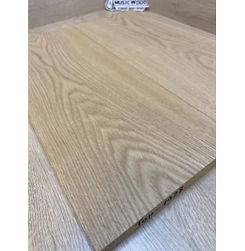 Ясень Дальневосточный Легкий заготовка на топ Тангент ААА 20х188х455 мм, 2 шт. (книжкой), 521 кг/м3-3