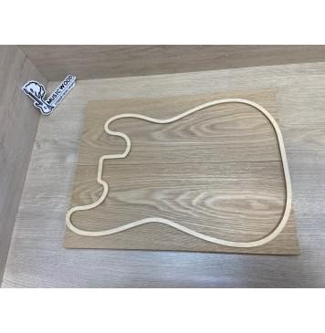 Ясень Дальневосточный Легкий заготовка на топ Тангент ААА 20х185х470 мм, 2 шт. (книжкой), 528 кг/м3-1