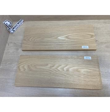 Ясень Дальневосточный Легкий заготовка на топ Тангент ААА 20х185х470 мм, 2 шт. (книжкой), 528 кг/м3-6