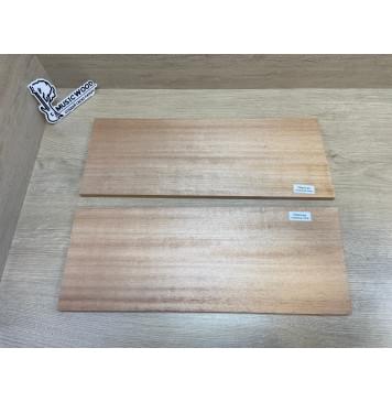 Окуме (Габон) заготовка на топ Радиал АА 14х180х480-470 мм - 2шт.(книжкой)-7