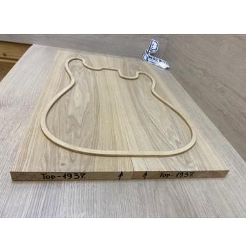 Ясень Дальневосточный Легкий заготовка на топ Тангент А 19х186х570 мм, 2 шт. (книжкой), 549 кг/м3-2