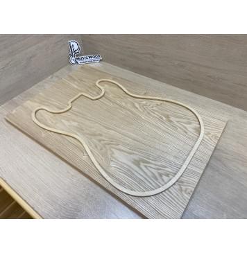 Ясень Дальневосточный Легкий заготовка на топ Тангент АА 20х185х170 мм, 2 шт. (книжкой), 560 кг/м3-0