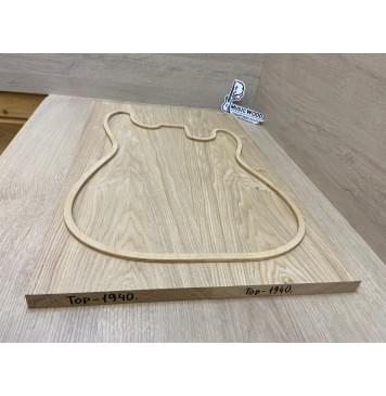 Ясень Дальневосточный Легкий заготовка на топ Тангент АА 20х185х170 мм, 2 шт. (книжкой), 560 кг/м3-2