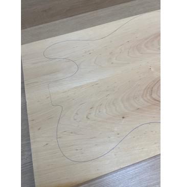 Ольха заготовка корпуса Тангент АА 32х164х450 мм (2шт)-4