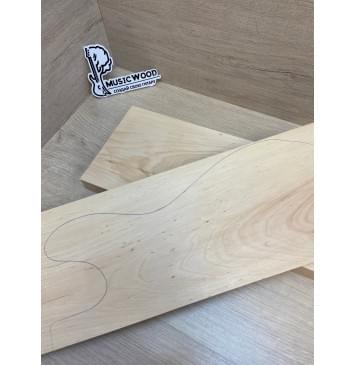 Ольха заготовка корпуса Тангент АА 32х164х450 мм (2шт)-8