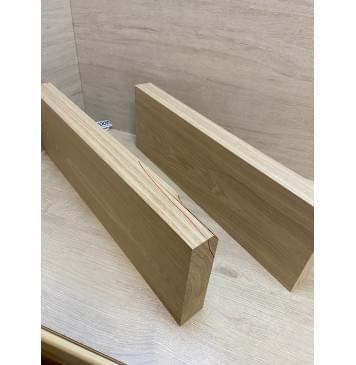 Ясень Дальневосточный Легкий Заготовка корпуса Тангент А 47.5х185х575-555 мм, 2 шт, 583 кг/м3-5