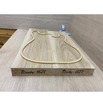 Ясень Дальневосточный Легкий Заготовка корпуса Тангент АА 44х183х575-545 мм, 2 шт, 573 кг/м3-2