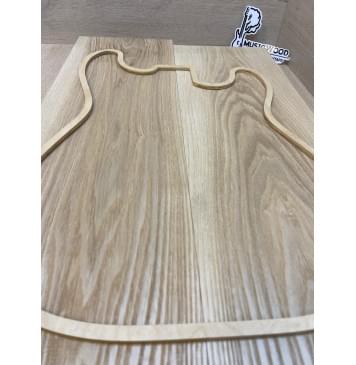 Ясень Дальневосточный Легкий Заготовка корпуса Тангент АА 44х183х575-545 мм, 2 шт, 573 кг/м3-3