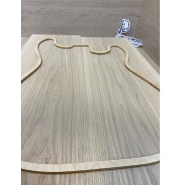 Ясень Дальневосточный Легкий Заготовка корпуса Тангент АА 43.5х188х570-550 мм, 2 шт, 585 кг/м3-1