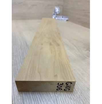 Клён Печёный 150 гр заготовка грифа безголовой гитары Тангент ААА 27х93х540 мм (АКЦИЯ)-1