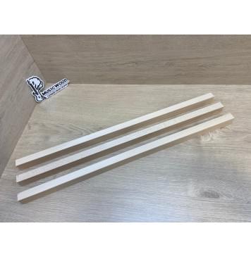 Клен Белый заготовка грифа безголовой гитары Смешанный АА 29х(18.5-18.5-18.5)х605 мм - из 3х частей-0