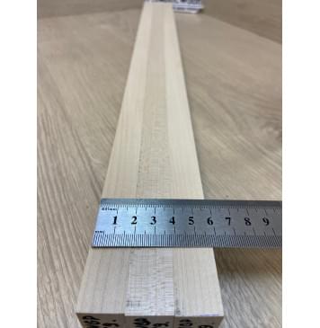 Клен Белый заготовка грифа безголовой гитары Смешанный АА 29х(18.5-18.5-18.5)х605 мм - из 3х частей-4