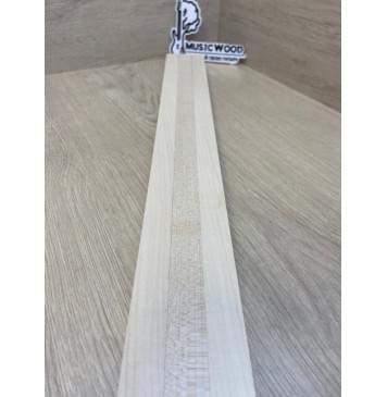 Клен Белый заготовка грифа безголовой гитары Смешанный АА 29х(18.5-18.5-18.5)х605 мм - из 3х частей-5