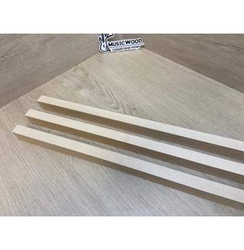 Клен Белый заготовка грифа безголовой гитары Смешанный АА 29х(18.5-18.5-18.5)х605 мм - из 3х частей-11