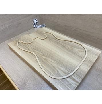 Ясень Дальневосточный Легкий Заготовка корпуса Тангент АА 49х186х565-545 мм, 2 шт, 596 кг/м3-1