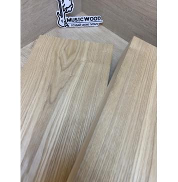 Ясень Дальневосточный Легкий Заготовка корпуса Тангент АА 49х186х565-545 мм, 2 шт, 596 кг/м3-7