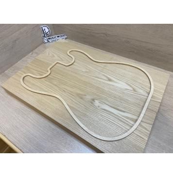 Ясень Дальневосточный Заготовка корпуса Смешанный АА 47.5х189х550 мм, 2 шт, 618 кг/м3-1