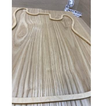 Ясень Дальневосточный Заготовка корпуса Тангент А 44х183х510-495 мм, 2 шт, 654 кг/м3-3