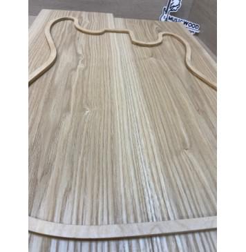 Ясень Дальневосточный Заготовка корпуса Тангент А 45х182х565-535 мм, 2 шт, 677 кг/м3-4