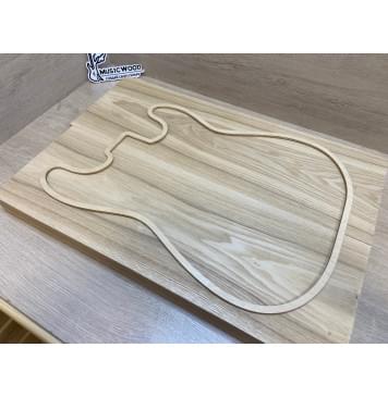 Ясень Дальневосточный Заготовка корпуса Тангент АА 46.5х192х560-550 мм, 2 шт, 623 кг/м3-1