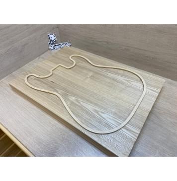 Ясень Дальневосточный Заготовка корпуса Тангент А 45х185х545 мм, 2 шт, 656 кг/м3-1